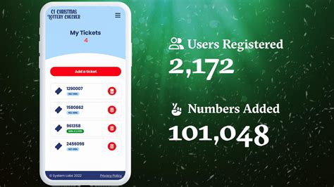 lottery checker app.